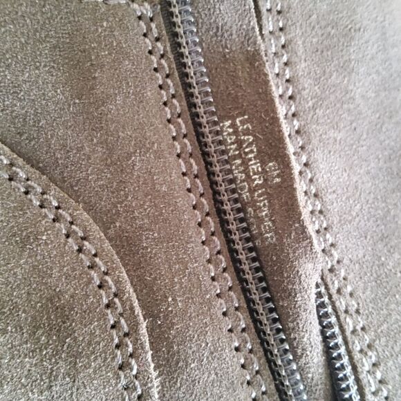 New Diba Suede Leather Women's Gray Ankle Boots Booties Size 6 - Picture 8 of 9